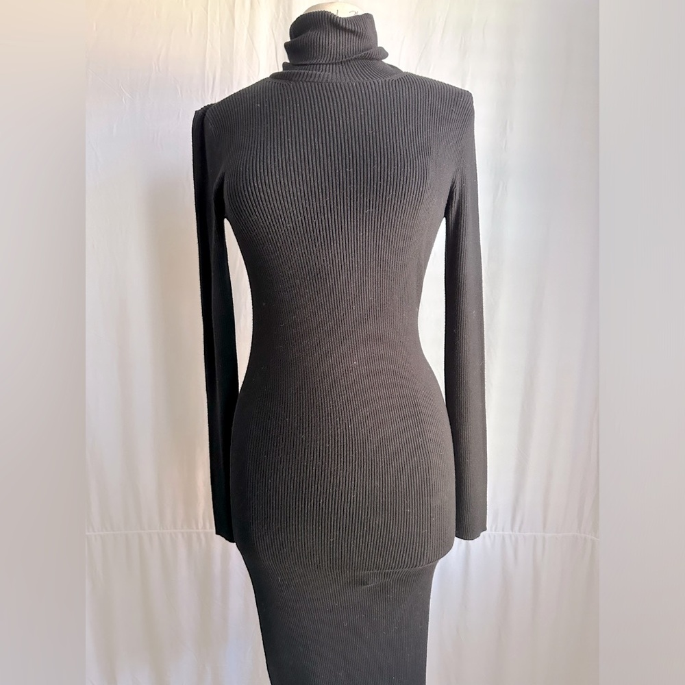 Knit sweater dress